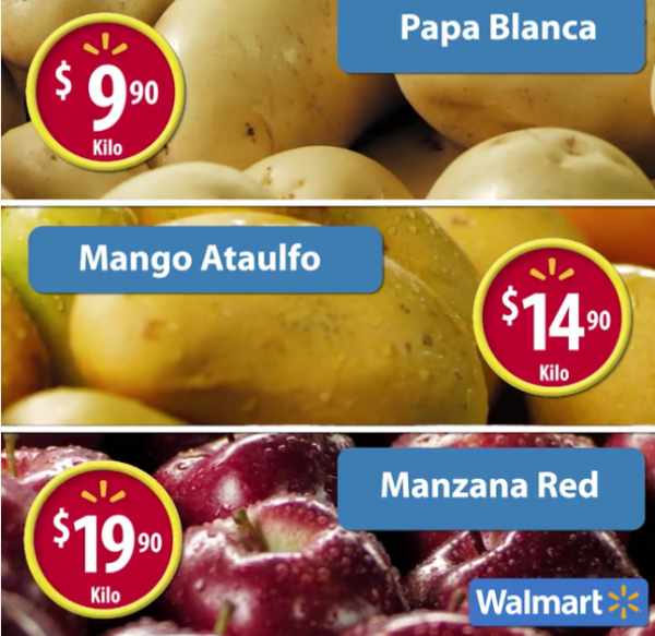 Walmart: martes de frescura frutas y verduras 10 de mayo