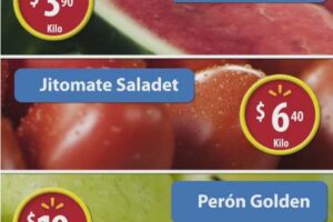 Walmart: martes de frescura frutas y verduras 17 de mayo