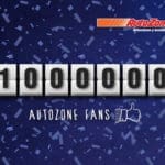 AutoZone cupón de 20% de descuento por 1 millón de fans en Facebook