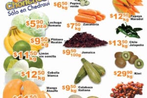 Chedraui: frutas y verduras 7 y 8 de junio