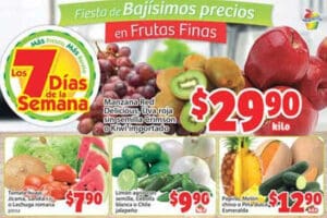 Frutas y verduras Soriana Mercado del 3 al 9 de junio
