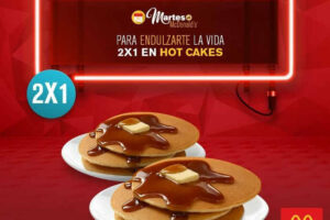 McDonald’s: 2×1 en hot cakes martes 14 de junio