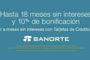 Promoción Amazon Banorte: 10% de Bonificacion y 18 MSI