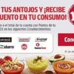 Promociones Monedero PayBack en Krispy Kreme, Sbarro, Diletto, Taco Inn