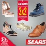 Sears 3×2 en zapatos para dama, caballero e infantil