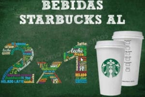 Starbucks: 2×1 en todas las bebidas junio 30