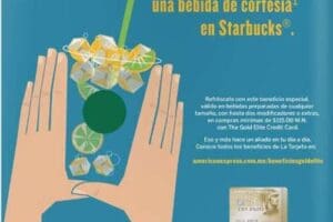 Starbucks: bebida gratis los miércoles con American Express