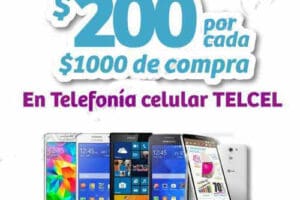 Promoción Julio Regalado 2016: $200 de descuento por cada $1000 en celulares Telcel