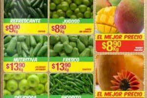 Bodega Aurrera: frutas y verduras tianguis de mamá lucha del 22 al 28 de Julio