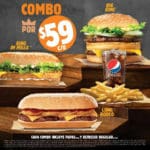 Burger King Combo King de Pollo, Big King o Long Rodeo + papas y refresco