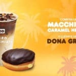 Dunkin Donuts dona gratis comprando macchiato caramel helado