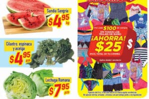 HEB: folleto de frutas y verduras del 12 al 14 de julio