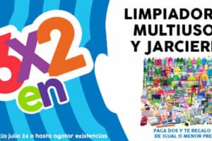 Promoción Julio Regalado 2016: 3×2 en limpiadores y jarciería