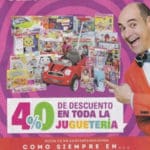 Promoción de Julio Regalado 40% de descuento en toda la juguetería