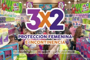 Promoción Julio Regalado 2016: 3×2 en protección femenina e incontinencia