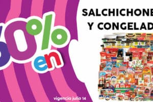Promoción Julio Regalado 2016: 30% de descuento en salchichoneria, quesos y congelados