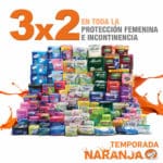 Temporada Naranja en La Comer 3×2 en protección femenina e incontinencia