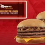 McDonald's cupón 2 Hamburguesas BBQ con queso triple por $50