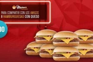 McDonald’s: 8 hamburguesas con queso por $100 julio 12