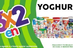 Promoción Julio Regalado 2016: 3×2 en todos los Yoghurt