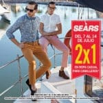 Sears 2×1 en ropa casual para caballeros