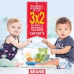 Sears 3×2 en toda la mercancía para bebés carters