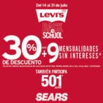Sears descuentos y meses sin intereses en Levi’s del 14 al 31 de julio