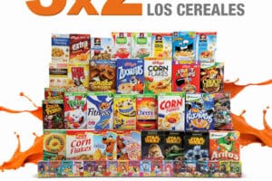 Temporada Naranja en La Comer: 3×2 en todos los cereales