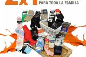 Temporada Naranja en La Comer: 2×1 en calcetines para toda la familia