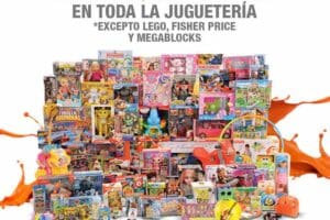 Temporada Naranja La Comer: $40 de descuento por cada $100 en Juguetería