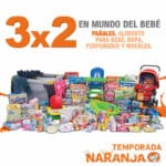 Temporada Naranja en La Comer 3x2 en pañales y todo para bebés