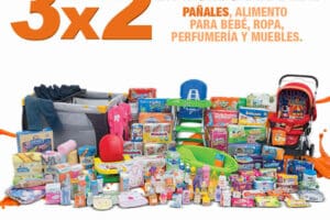 Temporada Naranja (Julio Regalado) en La Comer: 3×2 en pañales y todo para bebés