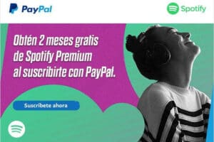 2 meses de Spotify Premium Gratis al suscribirte con Paypal