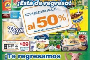 Folleto Chedraui al 50% de bonificación del 19 al 21 de agosto