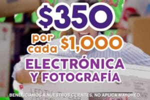 Julio Regalado 2016: $350 de descuento por cada $1,000 en electrónica