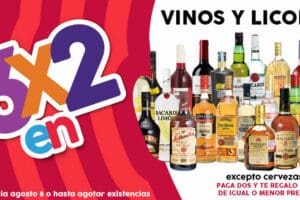 Promoción Julio Regalado 2016: 3×2 en vinos y licores