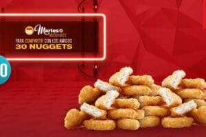 Martes de McDonald’s: 30 McNuggets por $80