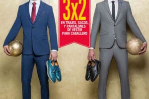 Sears: 3×2 en trajes, pantalones y sacos para caballero