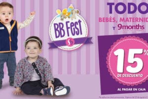 Suburbia BB Fest: ofertas en ropa de bebés, maternidad y 9months