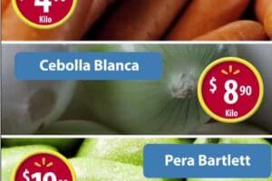 Walmart: martes de frescura frutas y verduras 30 de agosto