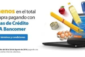 Walmart Super: 20% de descuento con BBVA Bancomer