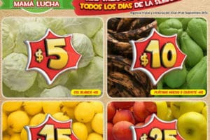 Bodega Aurrera: frutas y verduras del 23 al 29 de septiembre