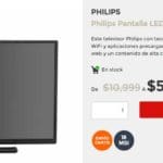 Elektra Pantalla Philips LED 43" Smart TV FHD $5,499