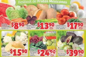 Frutas y verduras Soriana Mercado del 23 al 26 de septiembre
