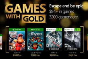 Games With Gold Xbox Live Octubre 2016