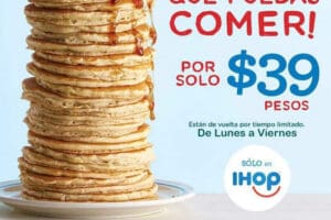 Ihop: todos los hotcakes que puedas comer por $39