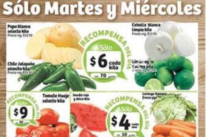 Soriana: frutas y verduras 20 y 21 de septiembre