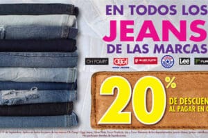 Suburbia: 20% de descuento en jeans seleccionados