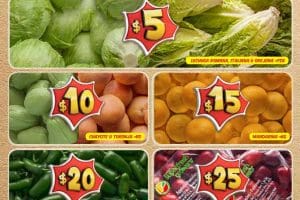 Bodega Aurrera: frutas y verduras al 27 de octubre