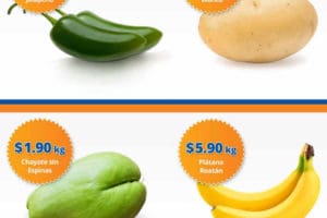 Chedraui: frutas y verduras 18 y 19 de octubre
